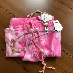 Tie-Dye Iced New Racerback Tank Top.